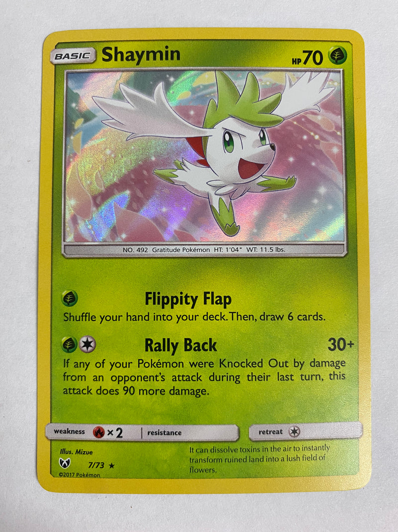 Shaymin  7/73  Holo Rare Pokemon Card NM