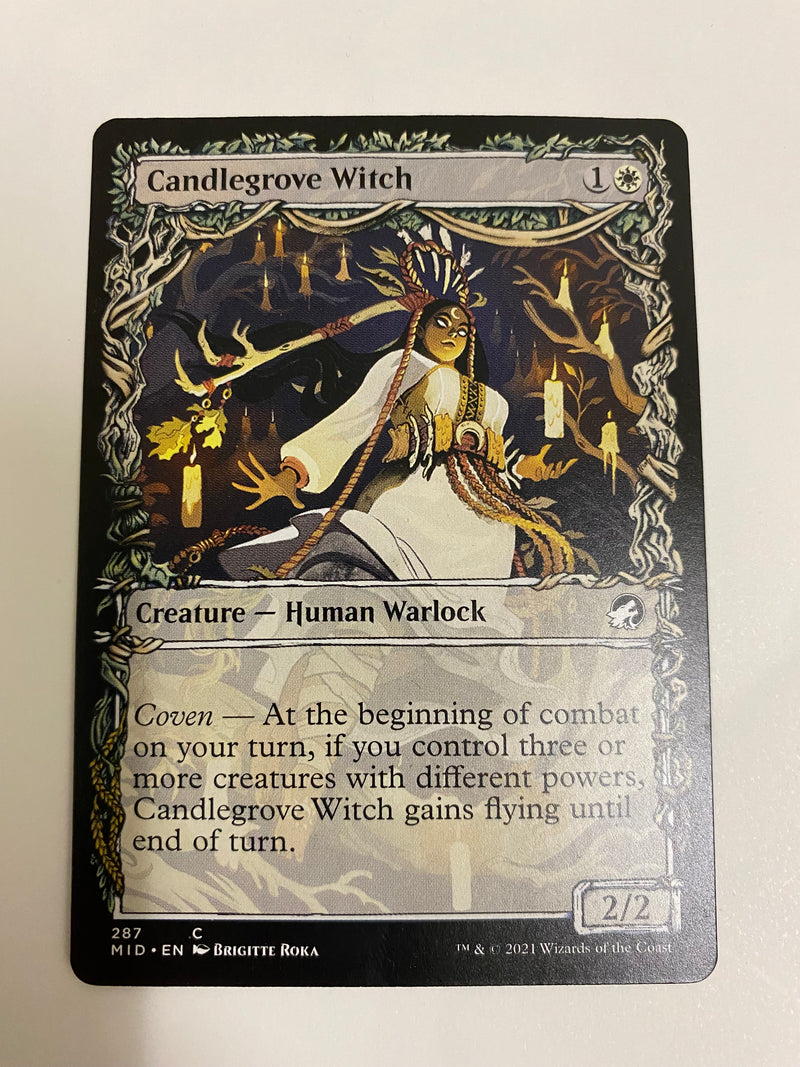 MTG Candlegrove Witch Showcase MID 287 Magic the Gathering Near Mint