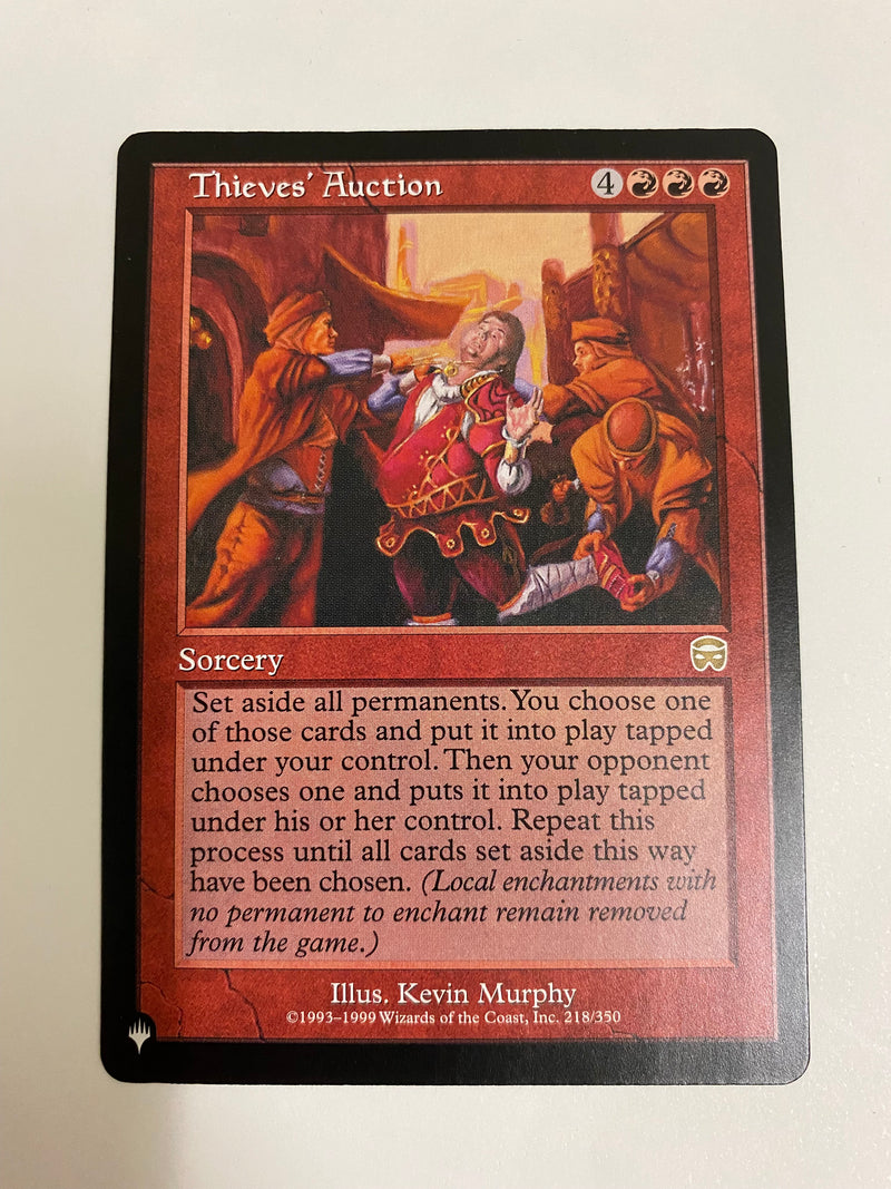 mtg mercadian masques card list MTG Thieves' Auction The List 218/350 Mercadian Masques Regular Rare N