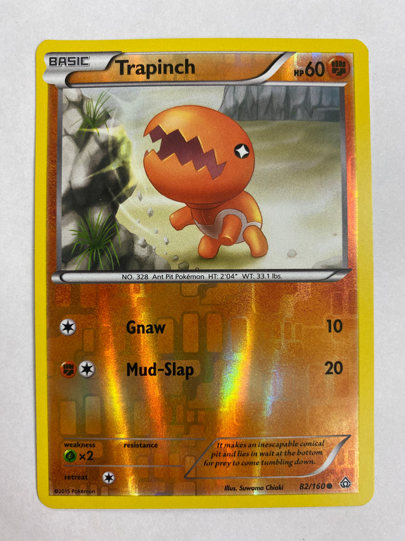 Trapinch 82/160 Pokemon Card Reverse Holo Near Mint Trapinch 82/160 Pokemon Card Reverse Holo Near Mint