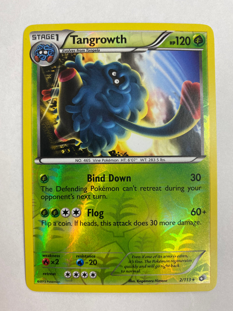 Tangrowth 2/113 Pokemon Card Reverse Holo Near Mint