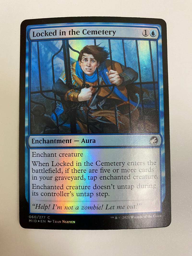 MTG Locked in the Cemetery  060/277 Innistrad: Midnight Hunt Mtg Magic Near Mint