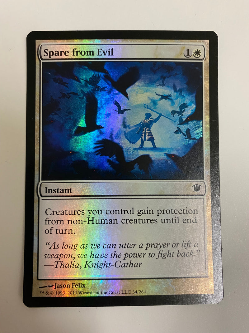 MTG Spare from Evil Magic the Gathering Innistrad Single Card Naer Min MTG Spare from Evil Magic the Gathering Innistrad Single Card Naer Min
