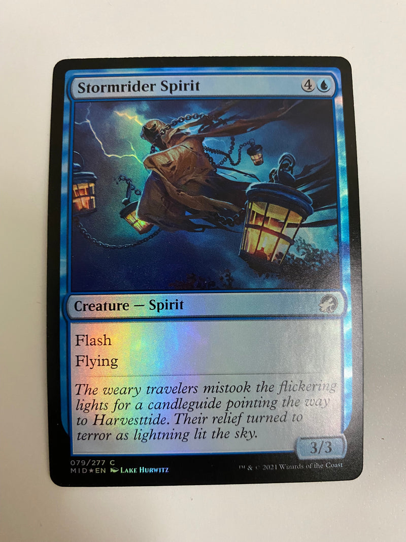 Magic MTG Stormrider Spirit 079/277   Creature Spirit Naer Mint