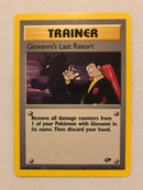 Giovanni's Last Resort 105/132 Gym Challenge Rare Pokemon Card Near Mint