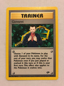 Giovanni 104/132 Rare Gym Challenge Pokemon Card Near Mint