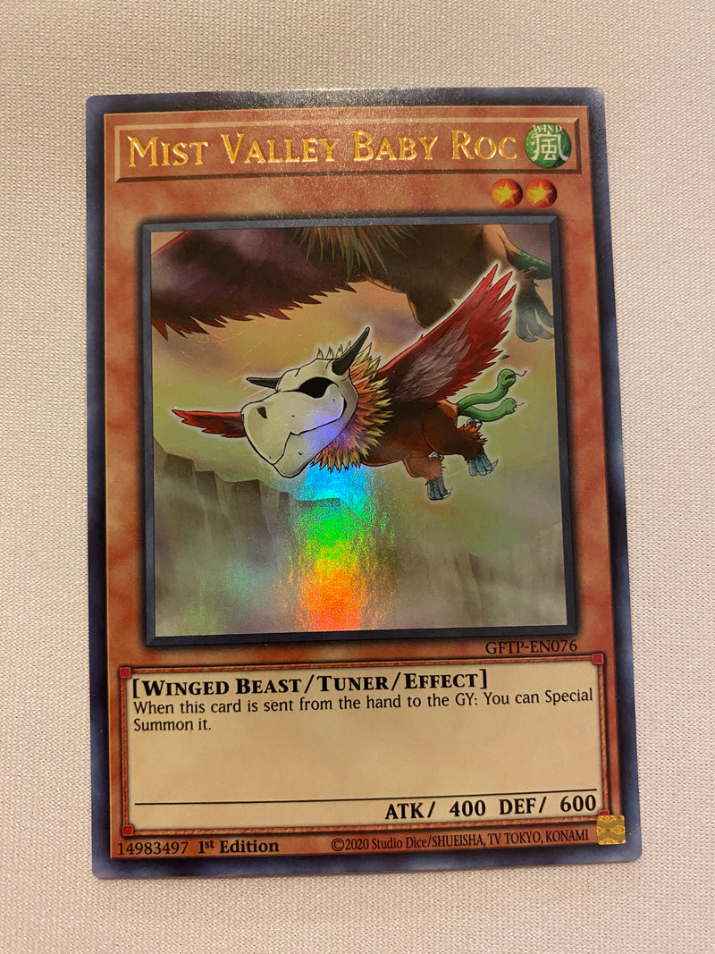 Yugioh Mist Valley Baby Roc GFTP-EN76 Ultra Rare 1st Edition NM