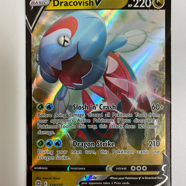 dracovish v pokemon card value Dracovish V - Pokemon Brilliant Stars Ultra Rare #114/172