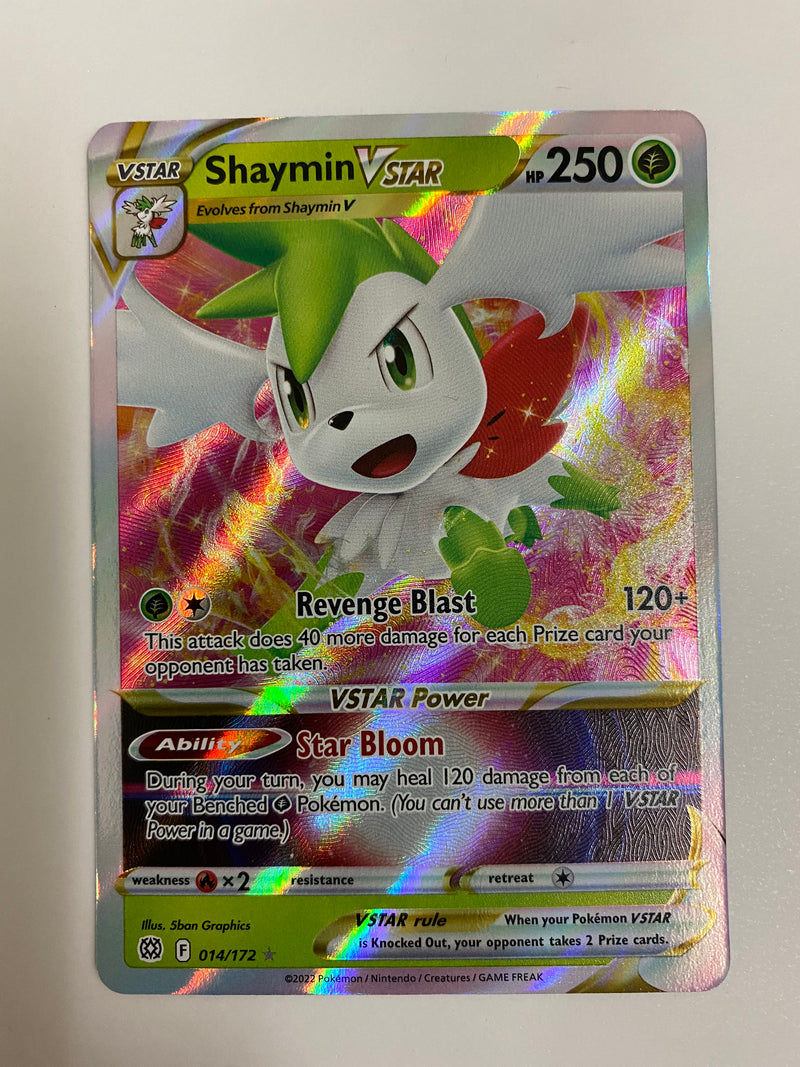 Shaymin V STAR 014/172 Ultra Rare Pokemon Card Brilliant Stars Naer Mi Shaymin V STAR 014/172 Ultra Rare Pokemon Card Brilliant Stars Naer Mi