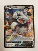 Aggron V 096/172 Sword & Shield: Brilliant Stars  Holo Ultra Rare Near Mint