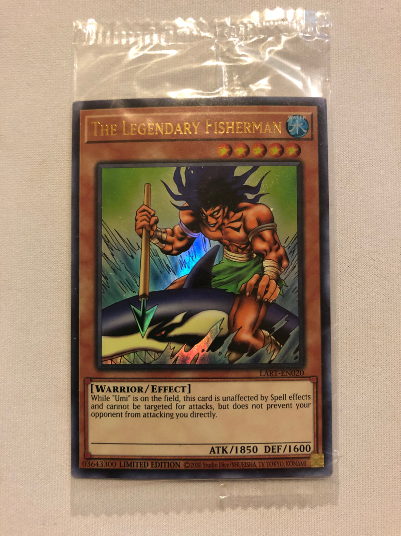 Yugioh The Legendary Fisherman LART-EN020 Ultra Rare Limited Edition Near Mint