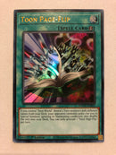 Yugioh Toon Page-Flip TOCH-EN004 Ultra Rare 1st Edition Near Mint