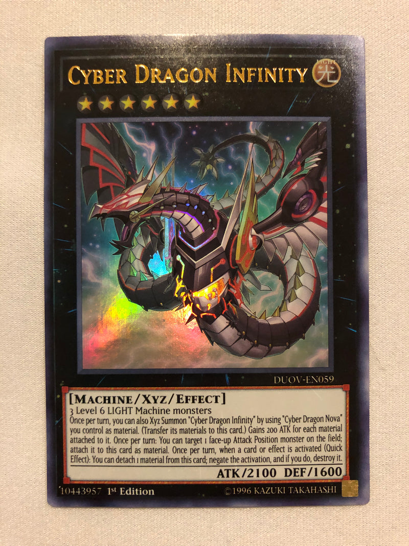 Yugioh Cyber Dragon Infinity DUOV-EN059 Ultra Rare 1st Edition Near Mint