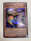 Yugioh Retaliating "C" OP04-EN OP04-EN007 Super Rare Near Mint
