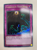 Yugioh Floodgate Trap Hole  SGX1-ENI23 Secret Rare 1st Edition Speed Duel NM