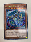 Yugioh Rainbow Dragon  SGX1-ENF01 Secret Rare Speed Duel 1st Edition Near Mint