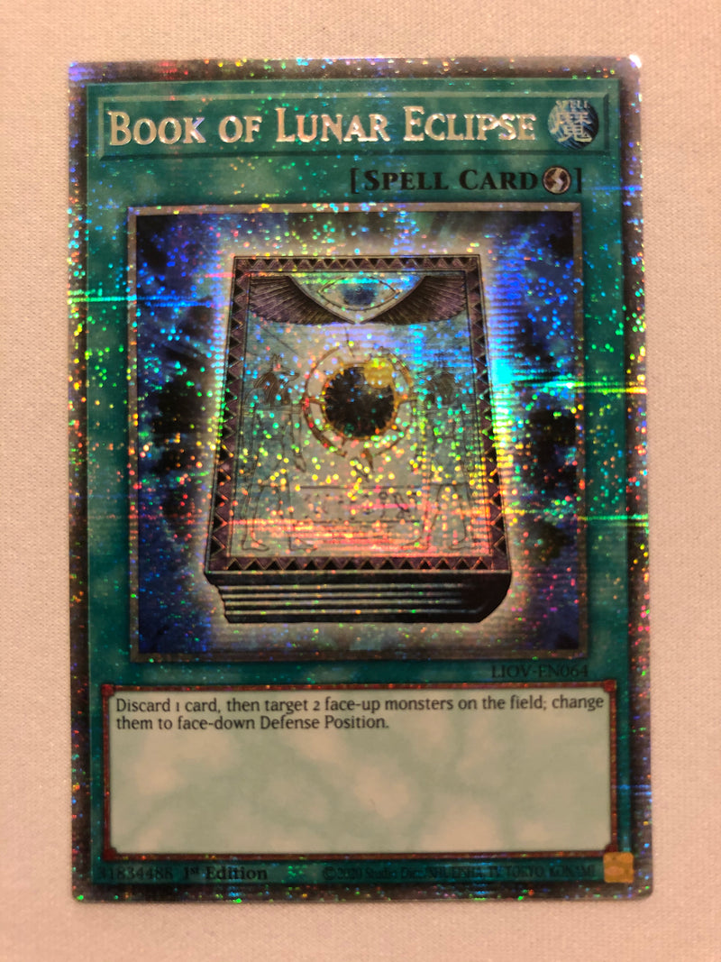 Yugioh Book of Lunar Eclipse LIOV-EN064 Starlight Rare 1st Edition Near Mint