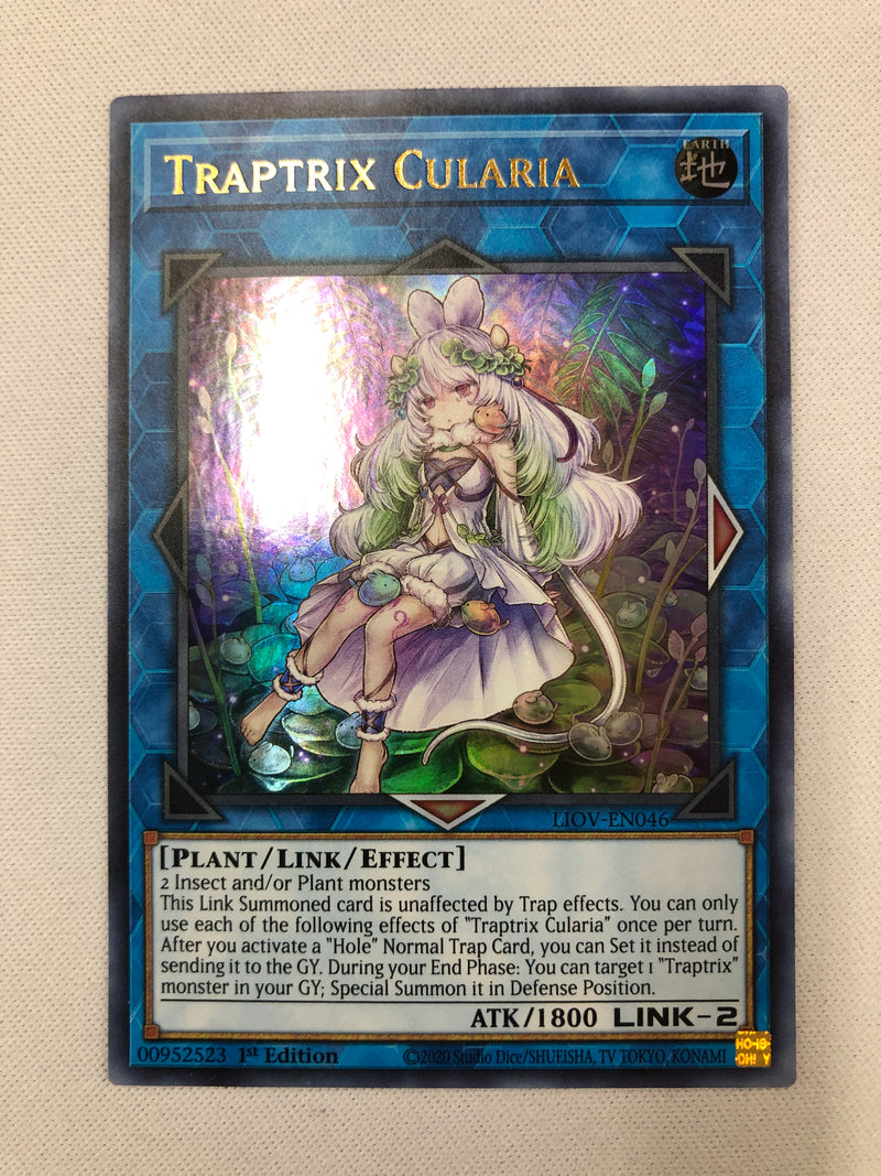 yugioh traptrix cards Yugioh Traptrix Cularia LIOV-EN046 1st Edition Ultra Rare Near Mint