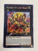 Yugioh Number 54: Lion Heart NUMH-EN026  Secret Rare 1st Edition NM