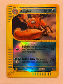 Kingler 15/165 Holo Reverse Holo Expedition Pokemon Card Near Mint
