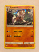 Lycanroc 76/147 Cracked Ice Holo Theme Deck Exclusive Pokemon Card Near Mint
