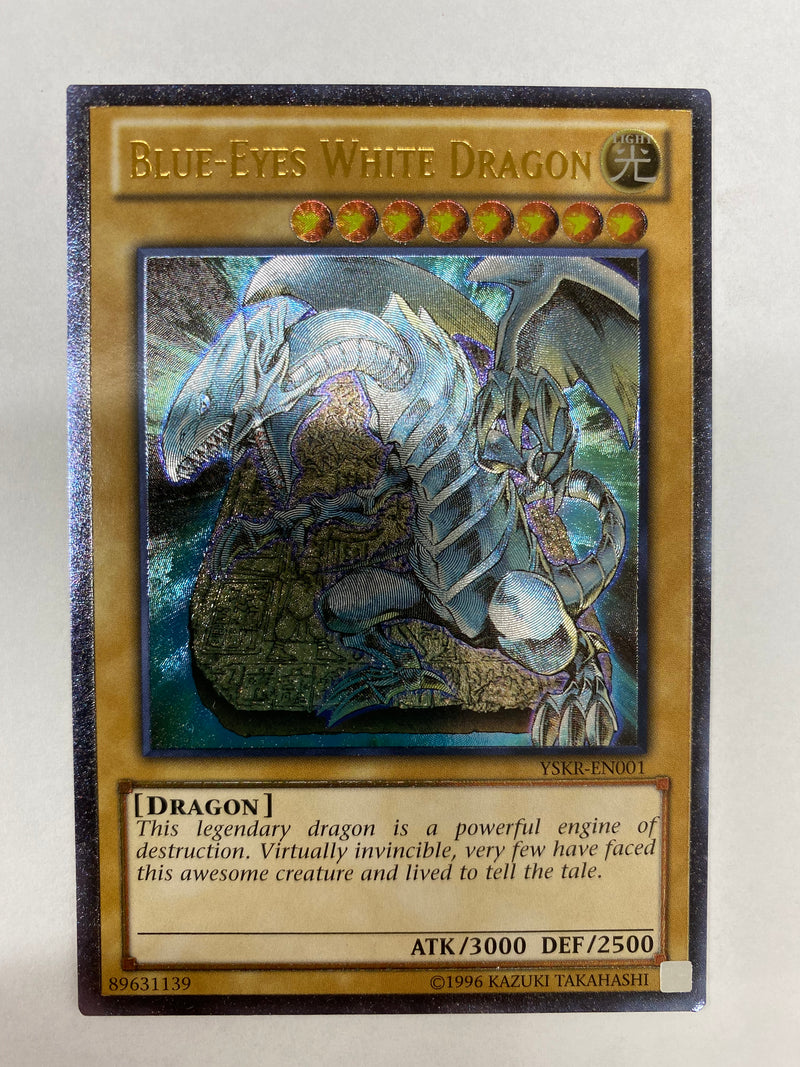 Yugioh Blue-Eyes White Dragon YSKR-EN001 Ultimate Rare Unlimited NM Yugioh Blue-Eyes White Dragon YSKR-EN001 Ultimate Rare Unlimited NM