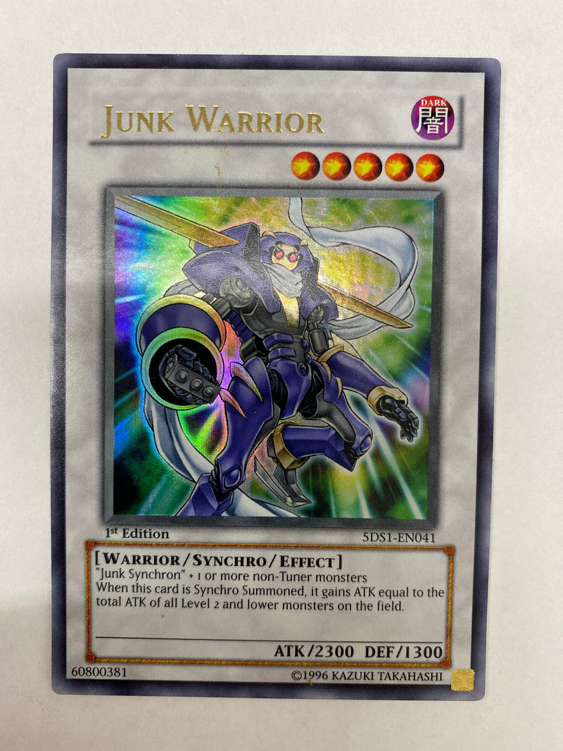 Yugioh Junk Warrior 5DS1-EN041 1st Edition Ultra Rare Near Mint