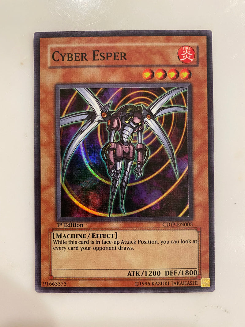 Yugioh  Cyber Esper  CDIP-EN005  Super Rare 1st Edition Near Mint