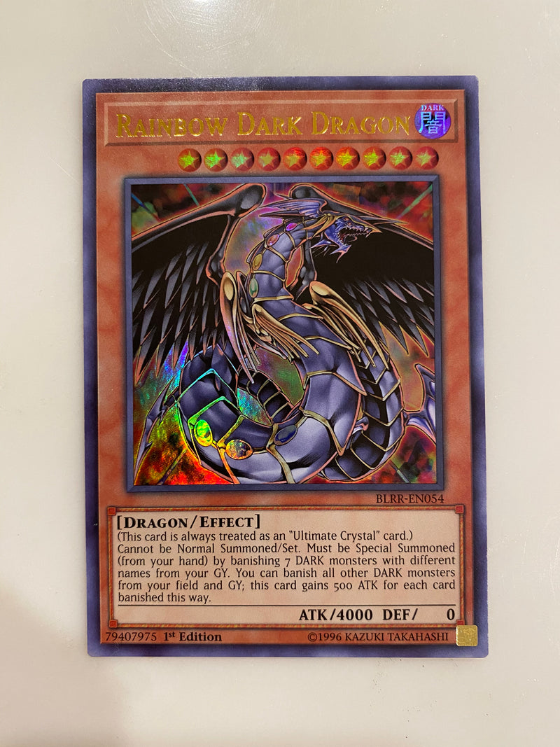Yugioh Rainbow Dark Dragon BLRR-EN054  Ultra Rare  1st Edition Near Mint
