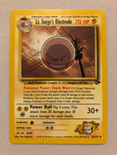 Lt. Surge's Electrode 52/132 Uncommon Gym Challenge Pokemon Card Near Mint