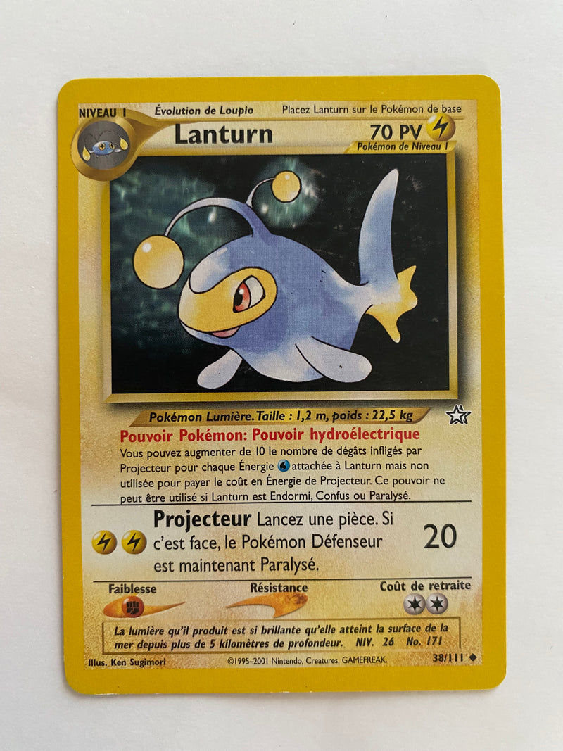 Lanturn 38/111 Common Pokemon Card Near Mint
