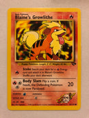 Blaine’s Growlithe 62/132 Gym Challenge Common Pokemon Card Near Mint