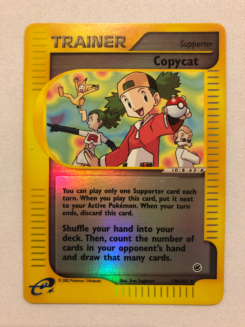 Copycat 138/165 Uncommon Reverse Holo Expedition Pokemon Card Near Mint