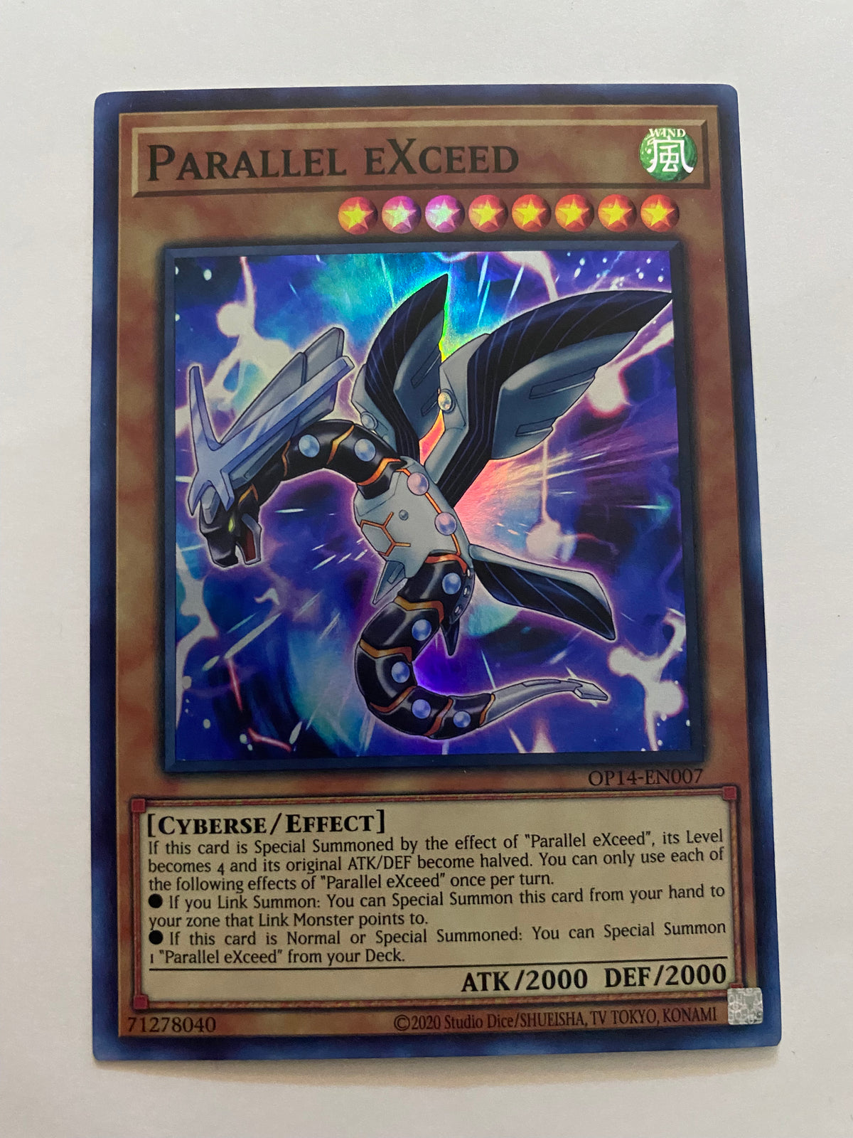 flesh and blood card search Yugioh Parallel EXceed OP14-EN007 Super Rare Unlimited Edition Near Mi