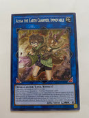 Yugioh Aussa the Earth Charmer, Immovable  IGAS-EN048 Rare 1st Edition Near Mint