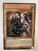 Yugioh Des Volstgalph PGLD-EN061 Gold Rare Unlimited Edition Near Mint
