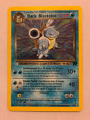 Dark Blastoise 3/82 Team Rocket Swirl Holo Rare Pokemon Card Near Mint