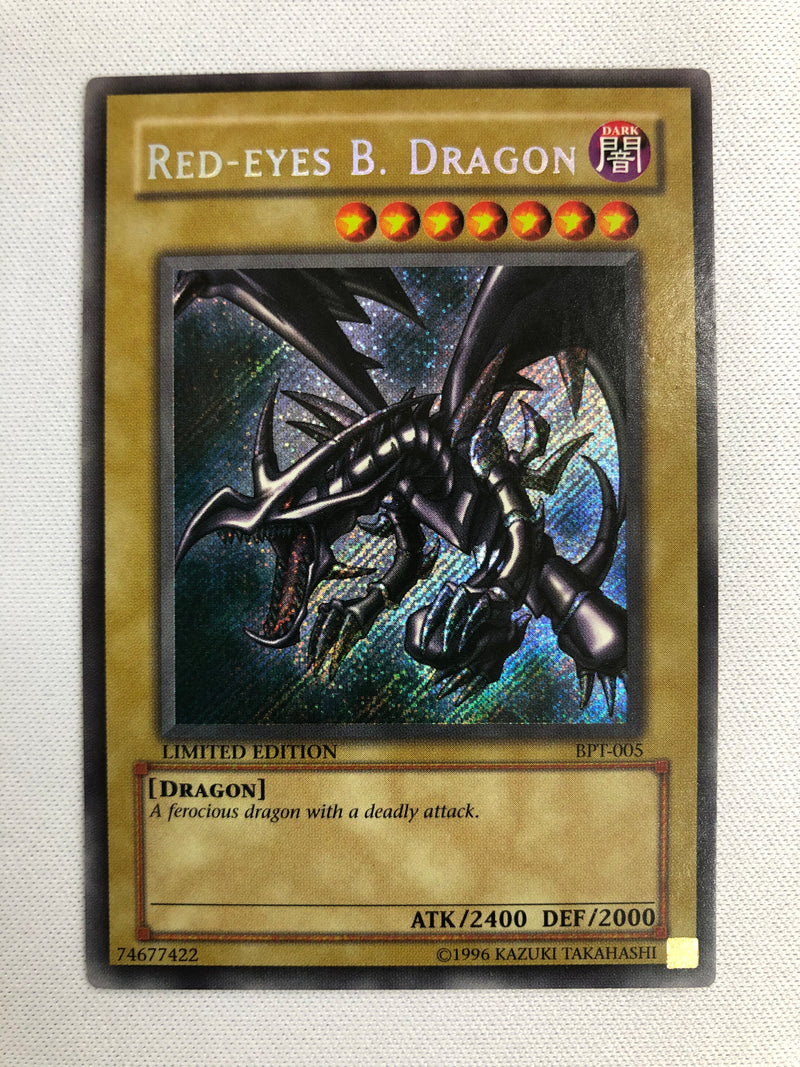 Yugioh Red Eyes B. Dragon BPT-005 Limited Edition Secret Rare Near Mint