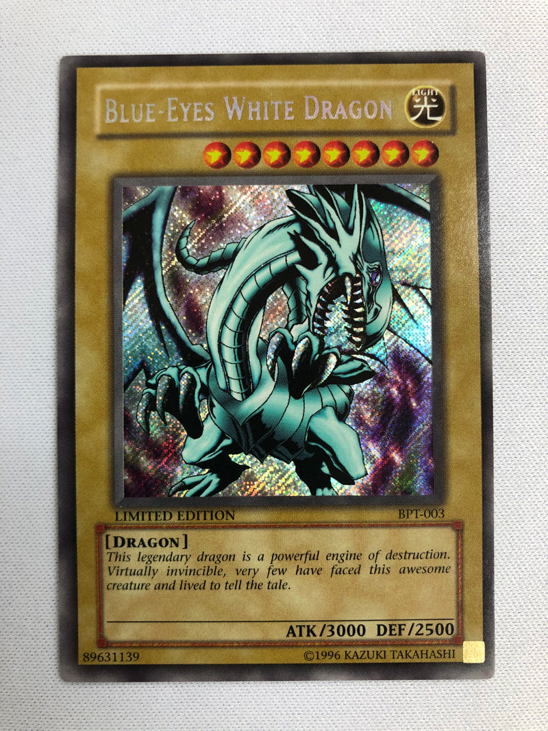 Yugioh Blue-Eyes White Dragon BPT-009 Limited Edition Secret Rare Near Mint