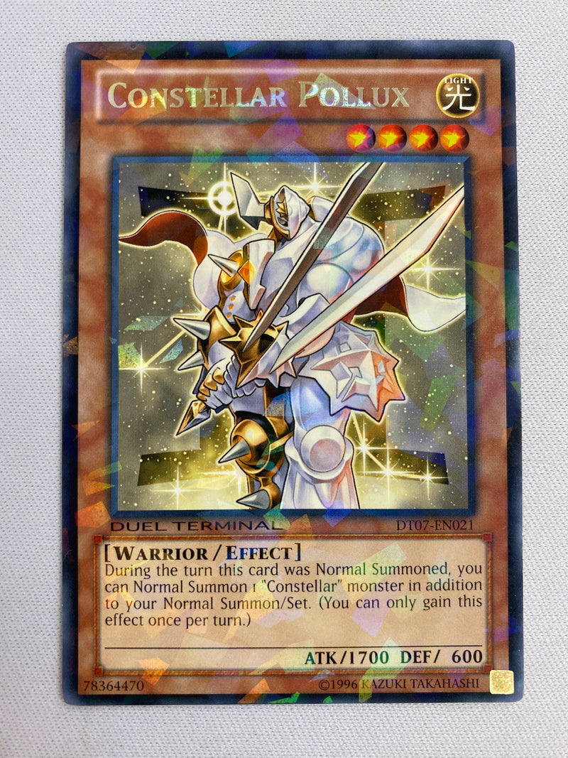 Yugioh Constellar Pollux DT07-EN021 Rare Parallel Rare NM Yugioh Constellar Pollux DT07-EN021 Rare Parallel Rare NM