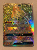 Tapu Lele GX 155/145 Rainbow Secret Rare Full Art Guardians Rising Pokemon Card NM