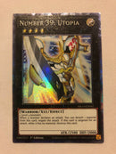 Yugioh Number 39: Utopia KICO-EN042 Collectors Rare 1st Edition Near Mint