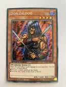 Yugioh Don Zaloog  SGX1-ENI04 1st Edition  Secret Rare Speed Duel Near Mint