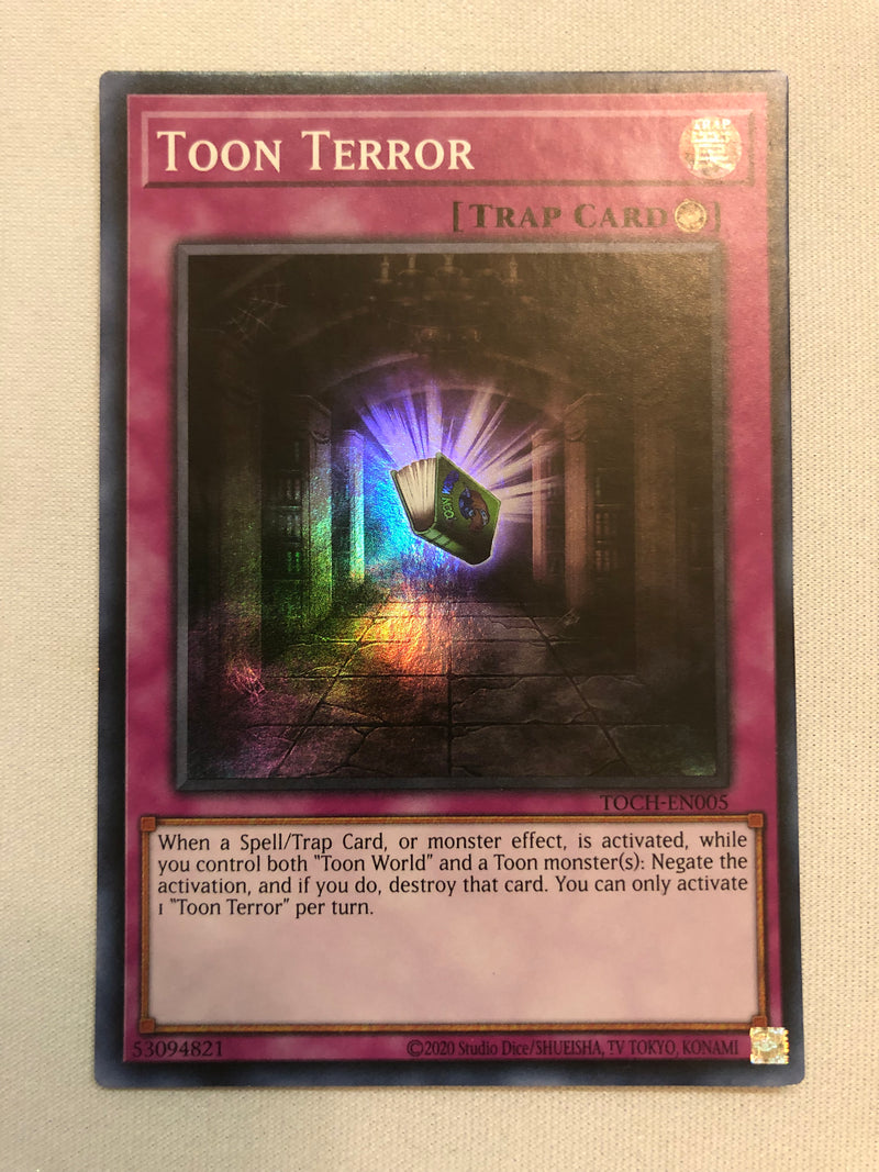 Yugioh Toon Terror TOCH-EN005 Super Rare Unlimited Edition Near Mint Yugioh Toon Terror TOCH-EN005 Super Rare Unlimited Edition Near Mint