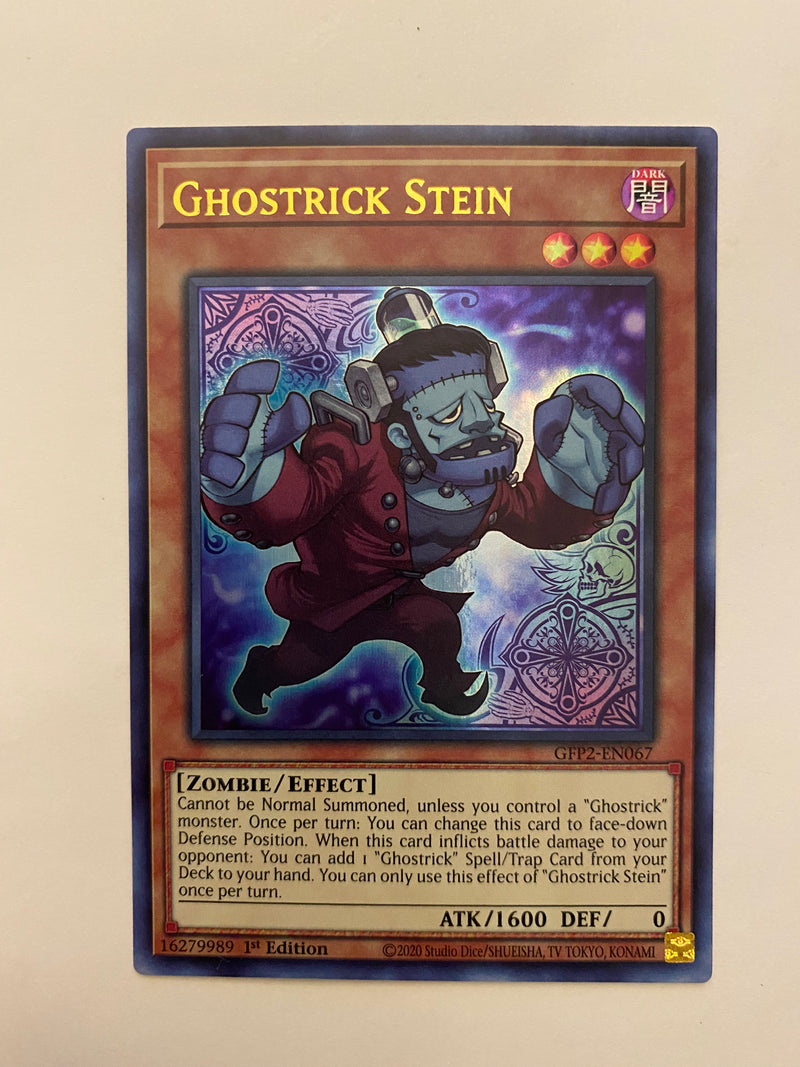 Yugioh Ghostrick Stein GFP2-EN067 Ultra Rare 1st Edition Near Mint