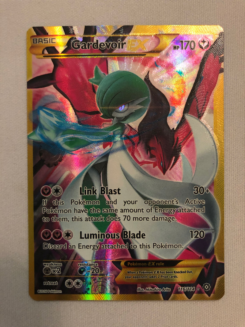 Gardevoir EX 116/114 Secret Rare Full Art XY Steam Siege Pokemon Card Gardevoir EX 116/114 Secret Rare Full Art XY Steam Siege Pokemon Card