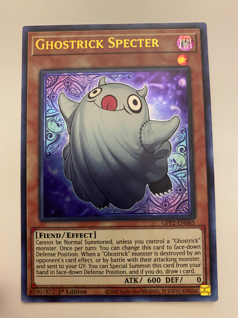 Yugioh Ghostrick Specter GFP2-EN065 Ultra Rare 1st Edition Near Mint