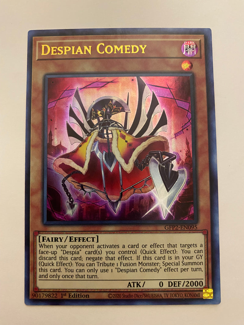 Yugioh Despian Comedy GFP2-EN095 1st Edition Ultra Rare Near Mint
