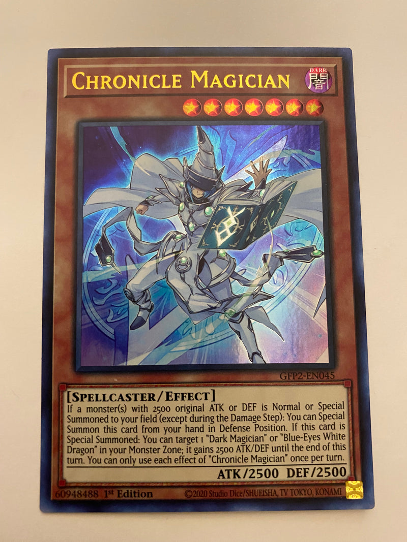 yugioh card mint Yugioh Chronicle Magician GFP2-EN045 Ultra Rare 1st Edition Naer Mint