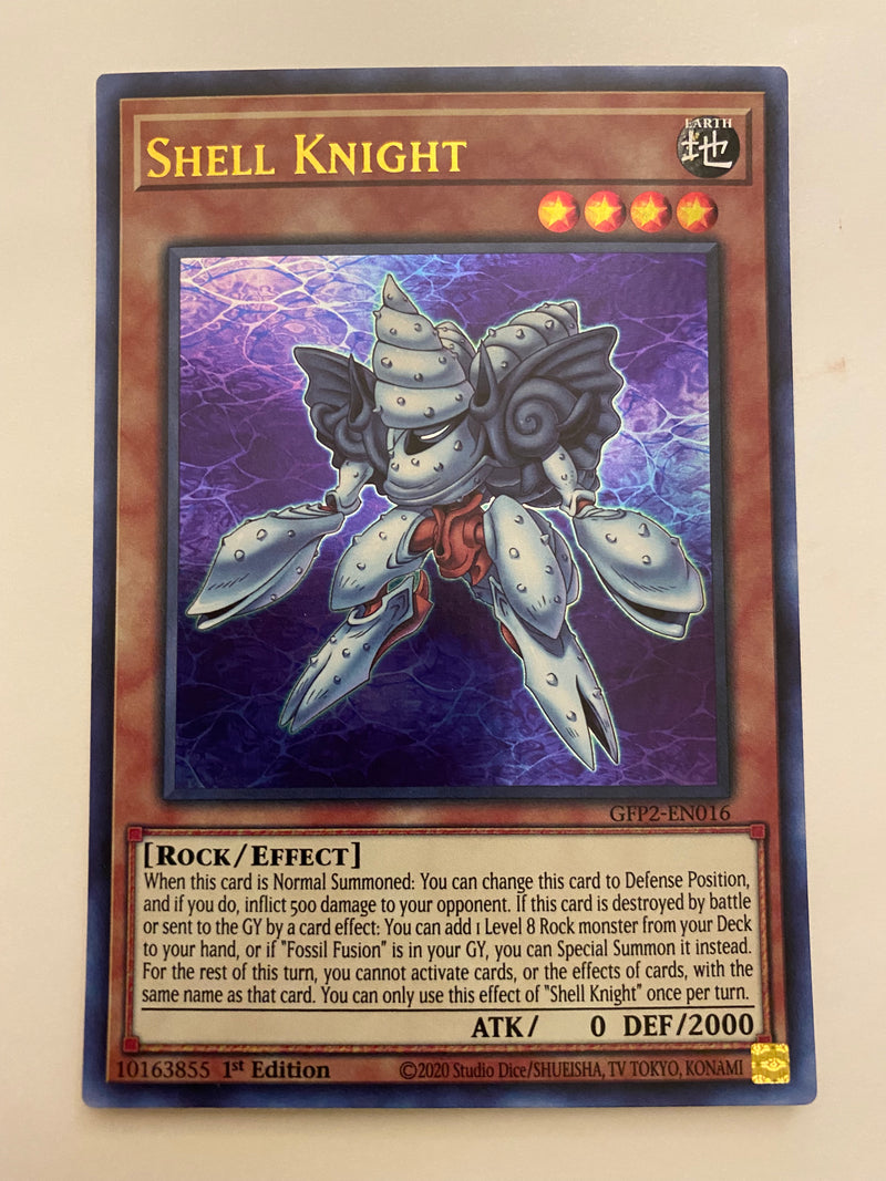Yugioh Shell Knight  GFP2-EN016 Ultra Rare 1st Edition Near Mint